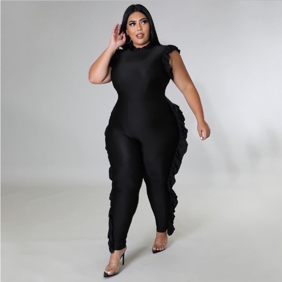 Plus size ruffles Jumpsuits - Picture 1 of 1